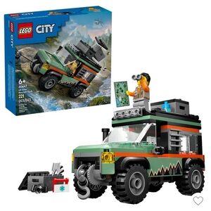 NWT LEGO City Off-Road 4x4 Mountain Truck Building Toy 60447